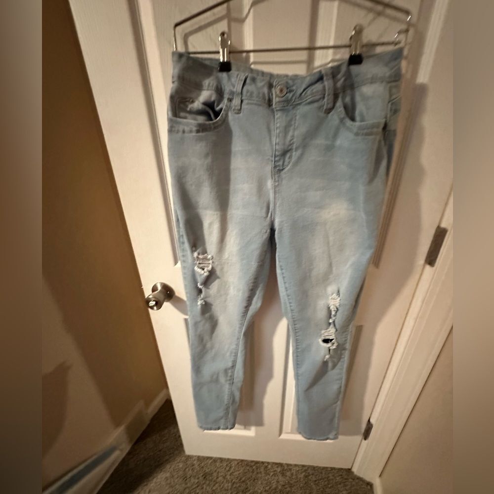 WBB Royalty for Me Destructed Stretch Jeans - Size 16